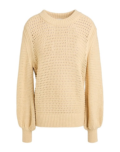 AKRIS Jumper Beige 52% Virgin Wool, 35% Camel wool, 13% Polyamide