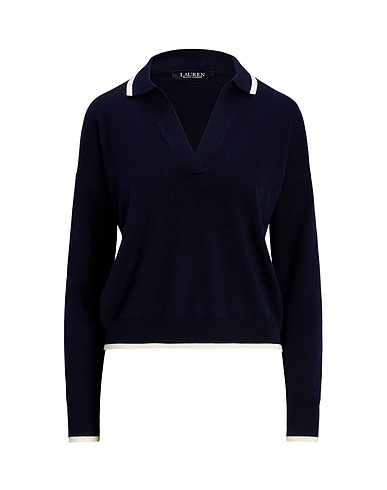 LAUREN RALPH LAUREN Jumper Midnight blue 60% Cotton, 40% Modal