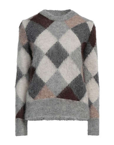 ALPHA STUDIO Jumper Grey 50% Mohair wool, 50% Polyamide