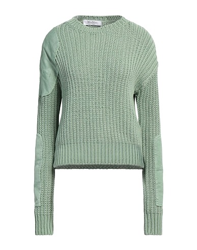MAX MARA Jumper SFILATA Sage green 100% Cotton