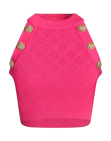 BALMAIN トップス フューシャ レーヨン 83% / ポリエステル 17%