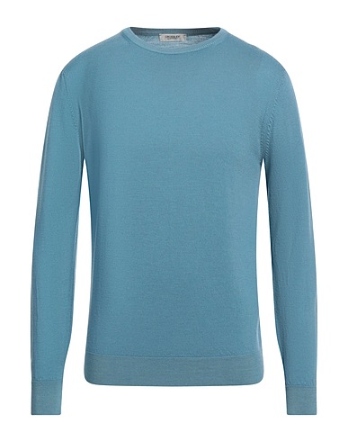 CROSSLEY Jumper Pastel blue 100% Virgin Wool