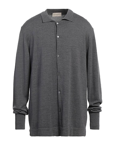 OFFICINE GÉNÉRALE Cardigan Grey 100% Merino Wool
