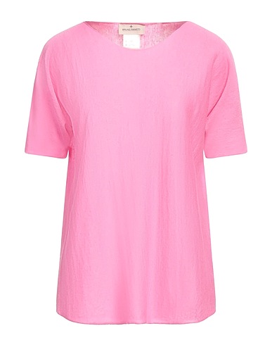 BRUNO MANETTI Sweater Fuchsia 64% Linen, 36% Cotton