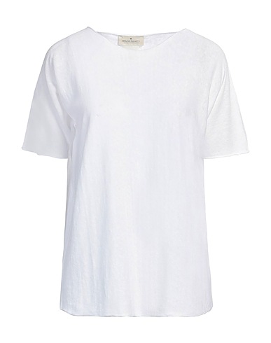 BRUNO MANETTI Sweater White 64% Linen, 36% Cotton