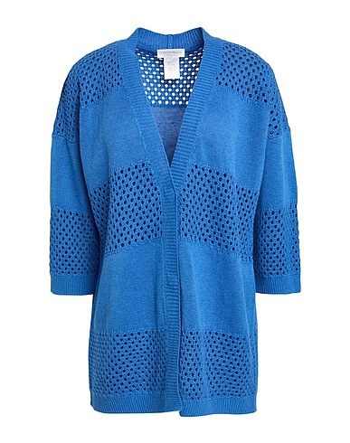 LE TRICOT PERUGIA Cardigan Light blue 70% Linen, 30% Cotton