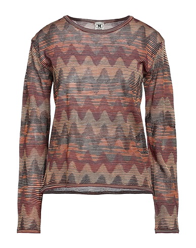 M MISSONI Sweater Plum 56% Viscose, 23% Cotton, 19% Wool, 2% Polyamide