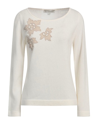 BARBARA LOHMANN Cashmere blend Off white 100% Cashmere