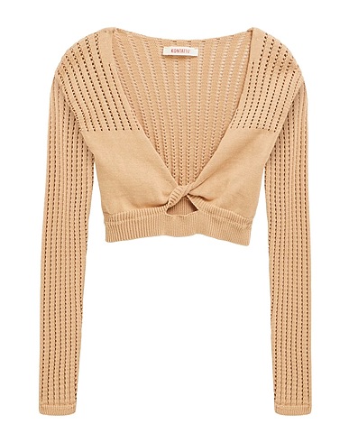 KONTATTO Sweater CAMMELLO 100% Cotton