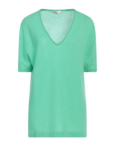 LANA D'ORO Kaschmirpullover  Grün 100% Kaschmir