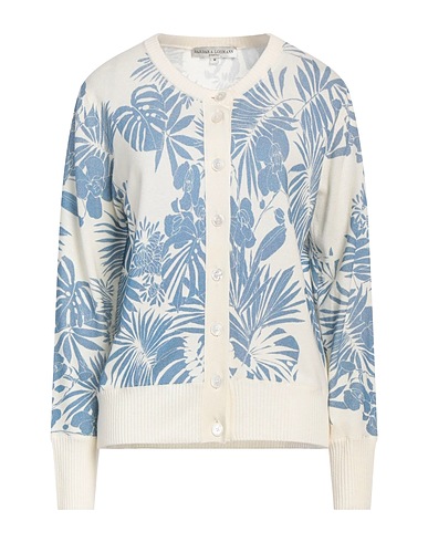 BARBARA LOHMANN Cardigan Blanc cassé 100% Cachemire