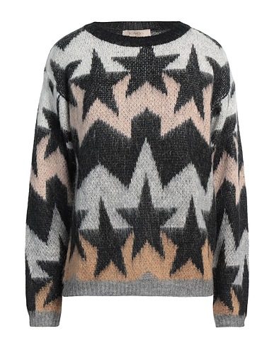 KAOS JEANS Свитер Чёрный 40% Акрил, 30% Полиамид, 30% Шерсть-мохер