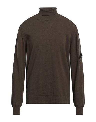 C.P. COMPANY Col roulé Vert militaire 88% Laine vierge, 12% Polyester
