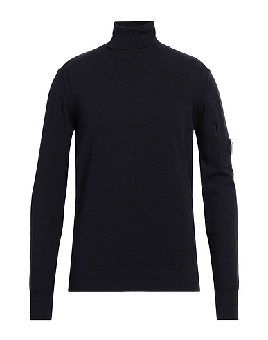 C.P. COMPANY Polo neck Midnight blue 88% Virgin Wool, 12% Polyester