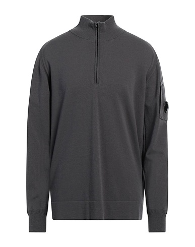 C.P. COMPANY Jumper with zip Lead 88% Virgin Wool, 12% Polyester