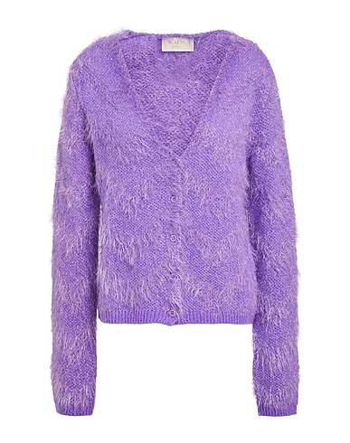 KAOS JEANS Cárdigan Morado 77% Poliamida, 13% Acrílico, 10% Lana mohair