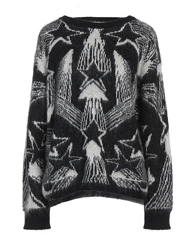 KAOS JEANS Pullover Noir 40% Acrylique, 30% Laine mohair, 30% Polyamide