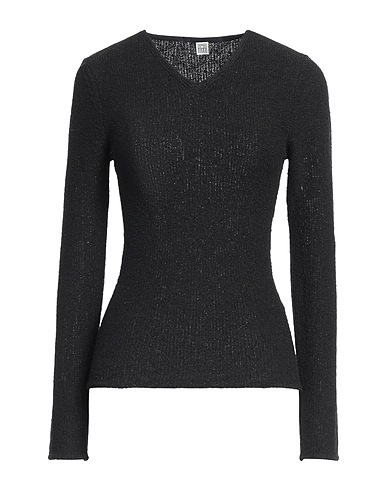 TOTEME Pullover NERO 41% Papier, 35% Viskose, 24% Polyester