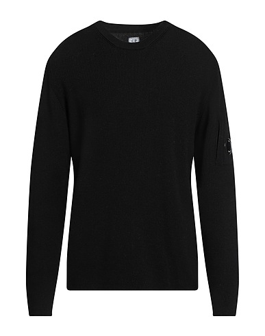 C.P. COMPANY プルオーバー ブラック バージンウール 55% / ポリエステル 45%