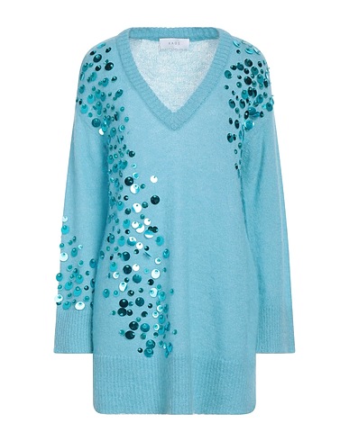 KAOS Sweater Turquoise 40% Nylon, 30% Mohair wool, 30% Wool, Polyester