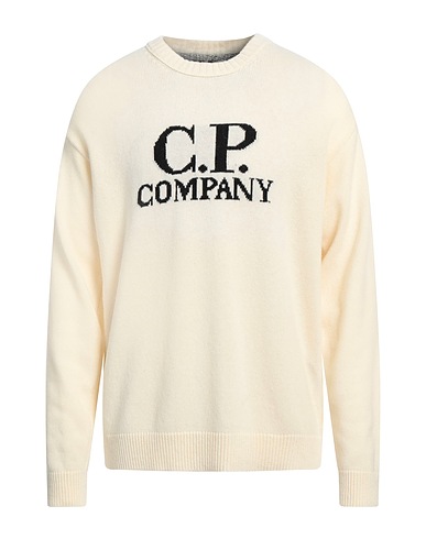 C.P. COMPANY Jumper Cream 80% Wool, 20% Polyamide
