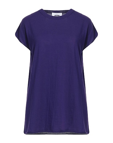 ALPHA STUDIO Jumper Purple 100% Cotton