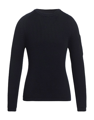 C.P. COMPANY Pullover Blu notte 55% Lana Vergine, 45% Poliestere