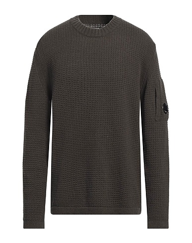 C.P. COMPANY Pullover Verde militare 80% Lana, 20% Poliammide
