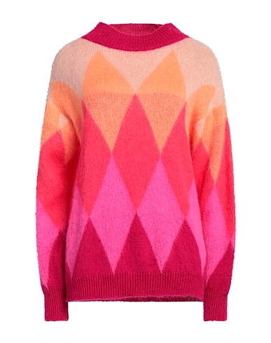KAOS JEANS Turtleneck Fuchsia 40% Acrylic, 30% Polyamide, 30% Mohair wool