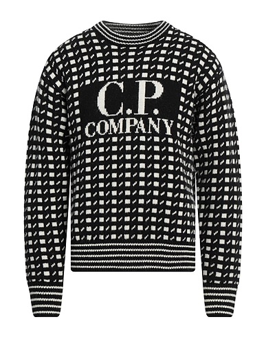 C.P. COMPANY Jumper Black 100% Virgin Wool