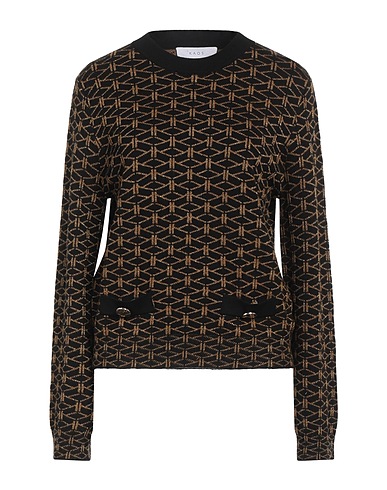 KAOS Jumper Black 72% Viscose, 10% Polyester, 10% Metallic fiber, 8% Nylon