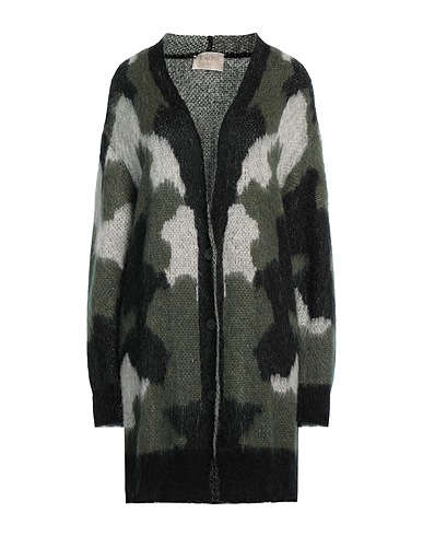 KAOS Cardigan Military green 40% Acrylic, 30% Mohair wool, 30% Polyamide
