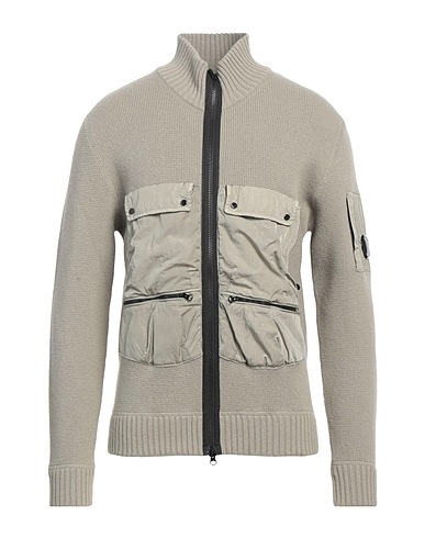 C.P. COMPANY Cardigan Verde chiaro 80% Lana, 20% Poliammide