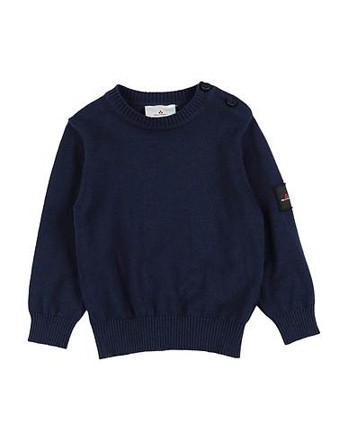 PEUTEREY Jumper Navy blue 100% Cotton