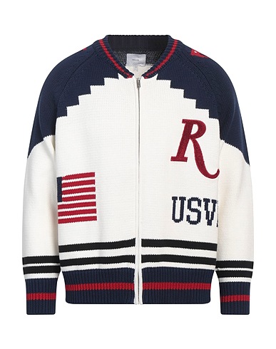 RHUDE Cardigan White 100% Cotton