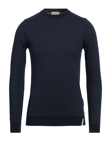BROOKSFIELD Sweater Midnight blue 53% Wool, 34% Cotton, 13% Polyamide