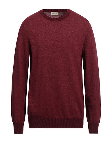 BROOKSFIELD Jumper Burgundy 53% Wool, 34% Cotton, 13% Polyamide