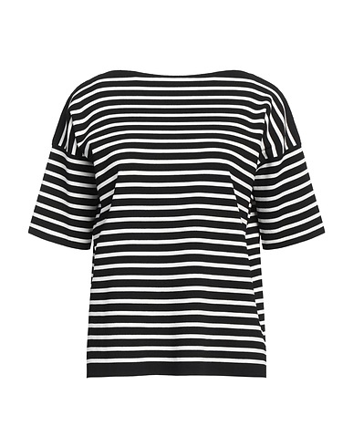 ROBERTO COLLINA Sweater Black 83% Viscose, 17% Polyester