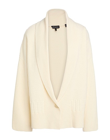 ARMANI EXCHANGE Cardigan Ivory 80% Wool, 20% Polyamide