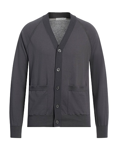 PAOLO PECORA Strickjacke Blei 100% Baumwolle, Perlmutt