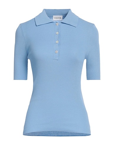 P.A.R.O.S.H. Pullover Himmelblau 82% Baumwolle, 18% Polyamid