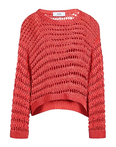 JIJIL Jumper Brick red 55% Linen, 45% Viscose