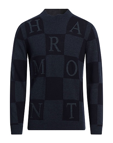 HARMONT & BLAINE Pullover Blu navy 30% Cotone, 30% Poliammide, 30% Viscosa, 10% Lana