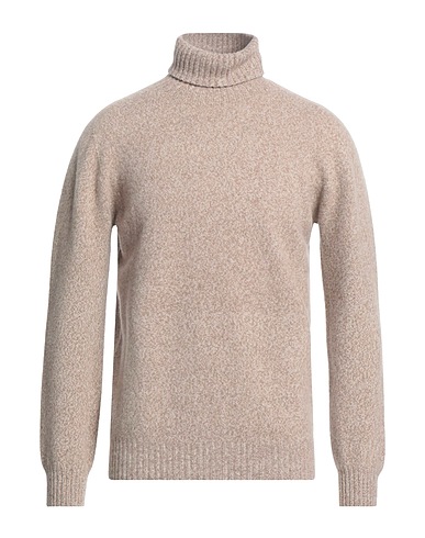 ALTEA Turtleneck Beige 90% Virgin Wool, 10% Cashmere