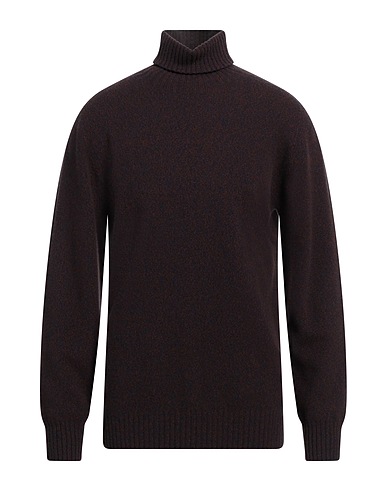 ALTEA Turtleneck Brown 90% Virgin Wool, 10% Cashmere