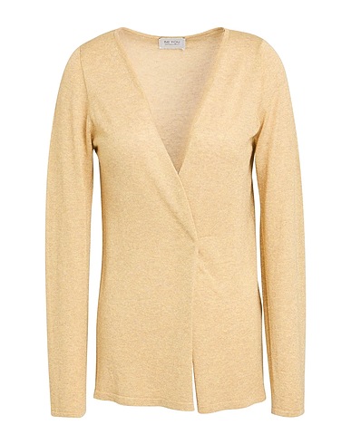 BE YOU by GERALDINE ALASIO Cardigan Camel 65% Viscose, 26% Polyamide, 9% Polyester