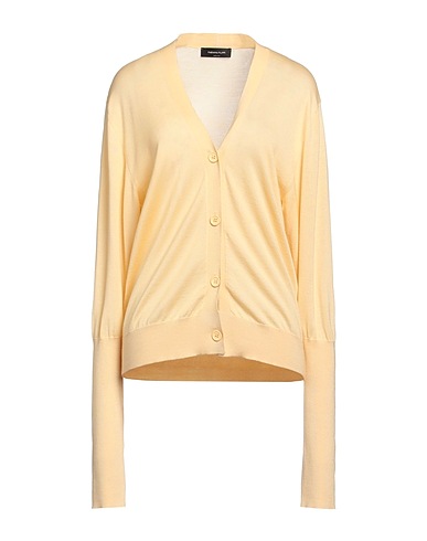 FABIANA FILIPPI Cardigan Yellow 70% Cashmere, 30% Silk