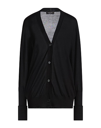 FABIANA FILIPPI Cashmere jumper NERO 70% Cashmere, 30% Silk