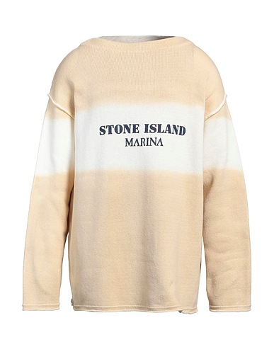 STONE ISLAND プルオーバー ベージュ コットン 100%