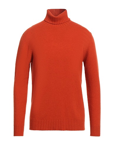 ALTEA Polo neck Orange 85% Virgin Wool, 15% Cashmere